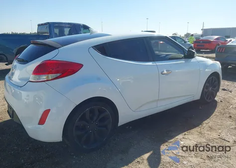 2015 Hyundai Veloster Flex из США, поврежденный, VIN KMHTC6AD2FU220536
